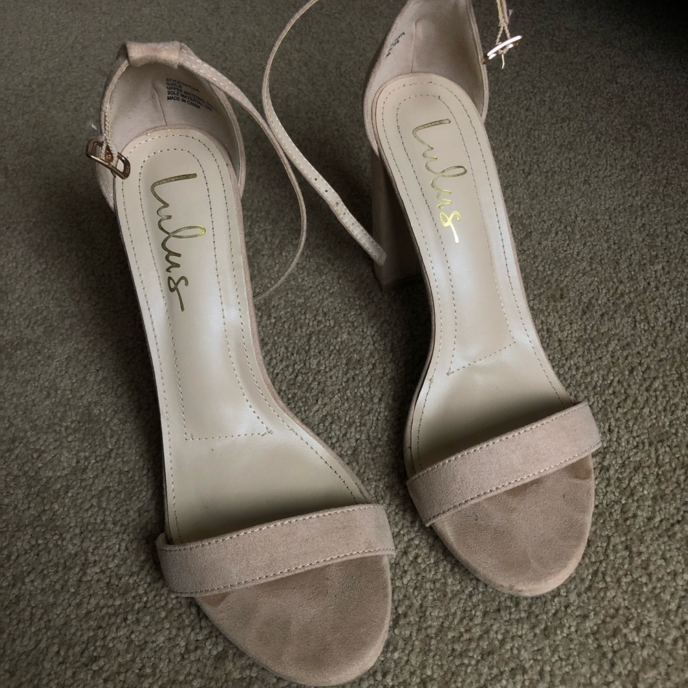 Lulu’s Nude Heels